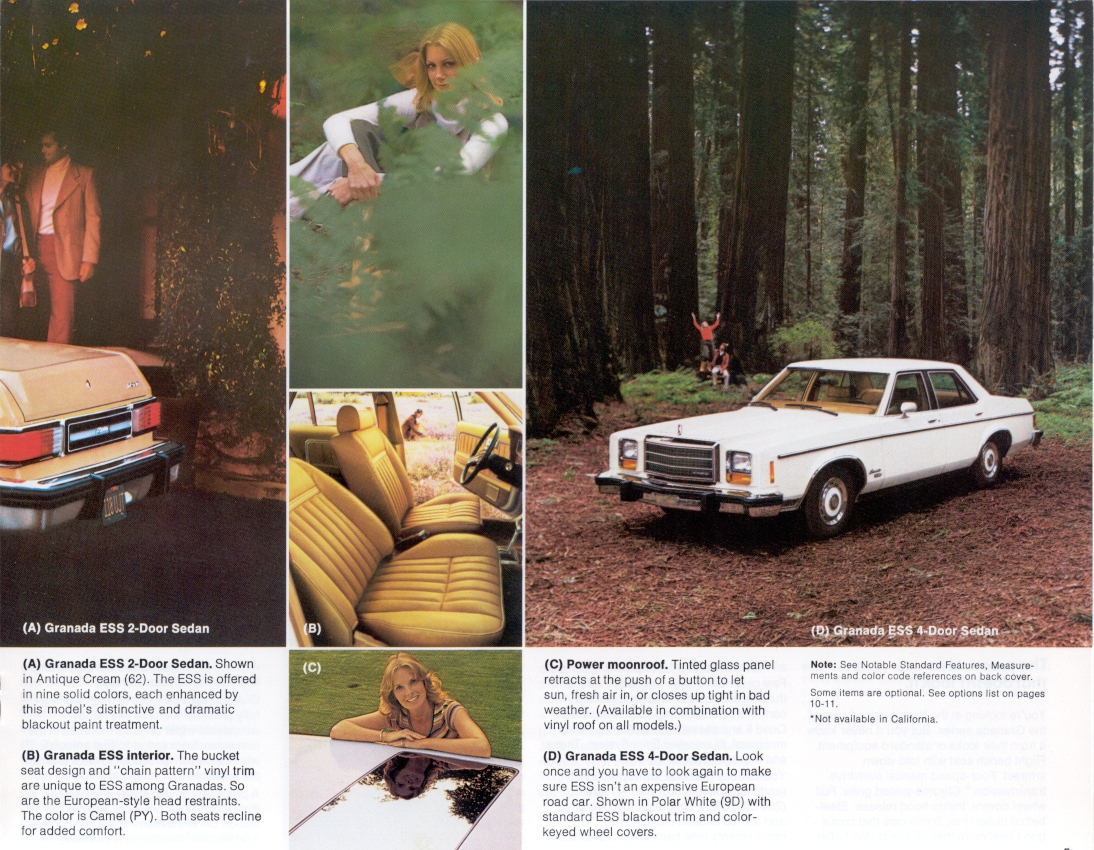 1979 Ford Granada Brochure Page 4